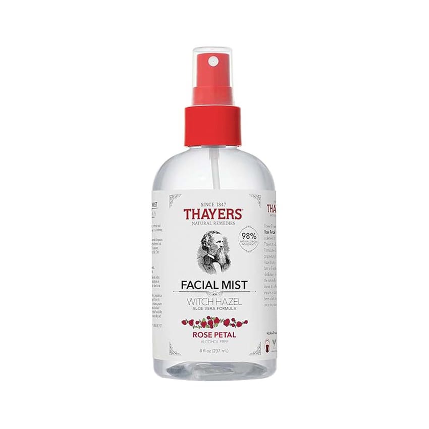 Thayers Alcohol-Free Witch Hazel Facial Mist Toner with Aloe Vera, Rose Petal, Soothing and Hydrating, For All Skin Types, 237 ml product thumbnail 2