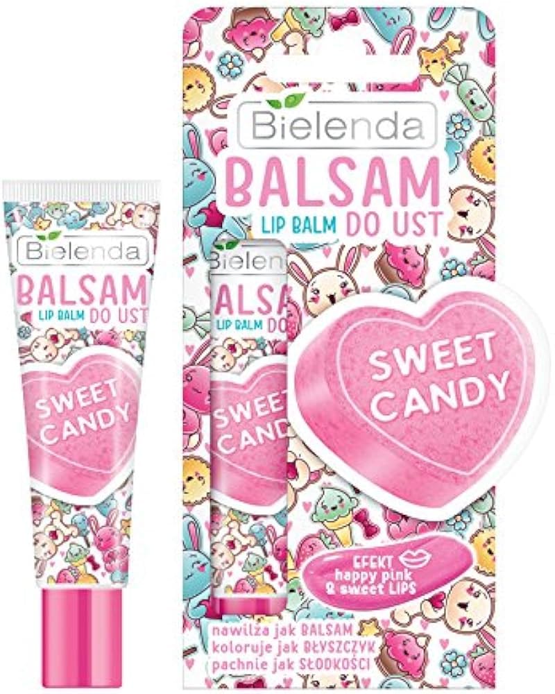 Bielenda Sweet Candy Lip Balm Cracked Lips Vitamin E 10 g