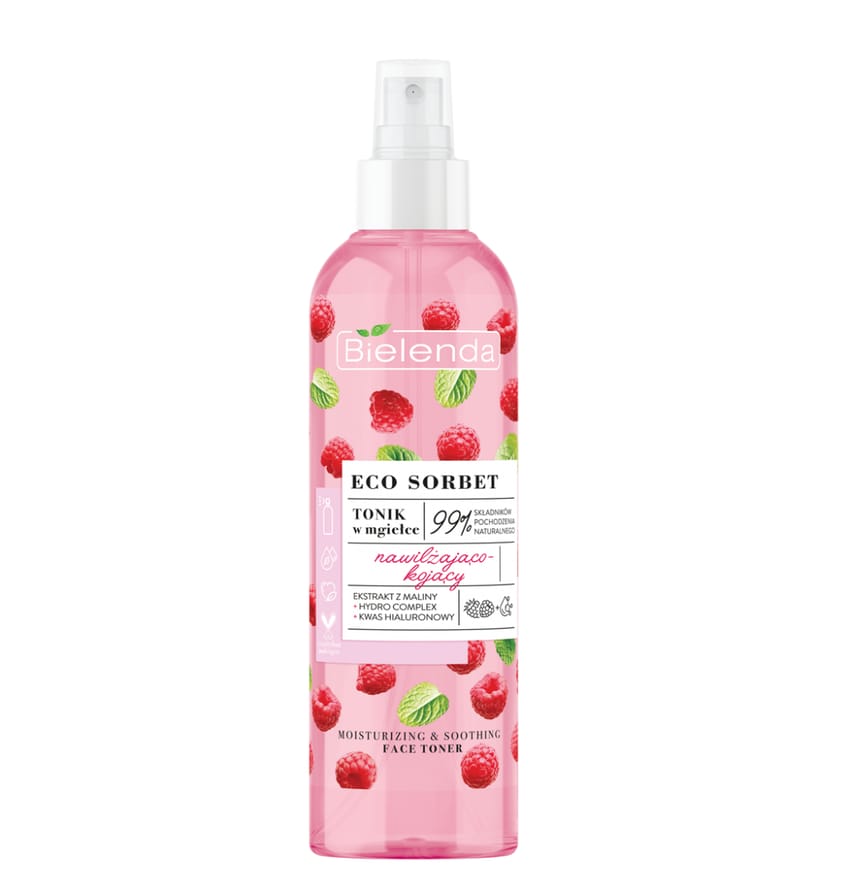 بيليندا إيكو سوربيت توت العليق – تونر رذاذ – مرطب ومهدئ 200 | face-tonic | skin-care | bielenda