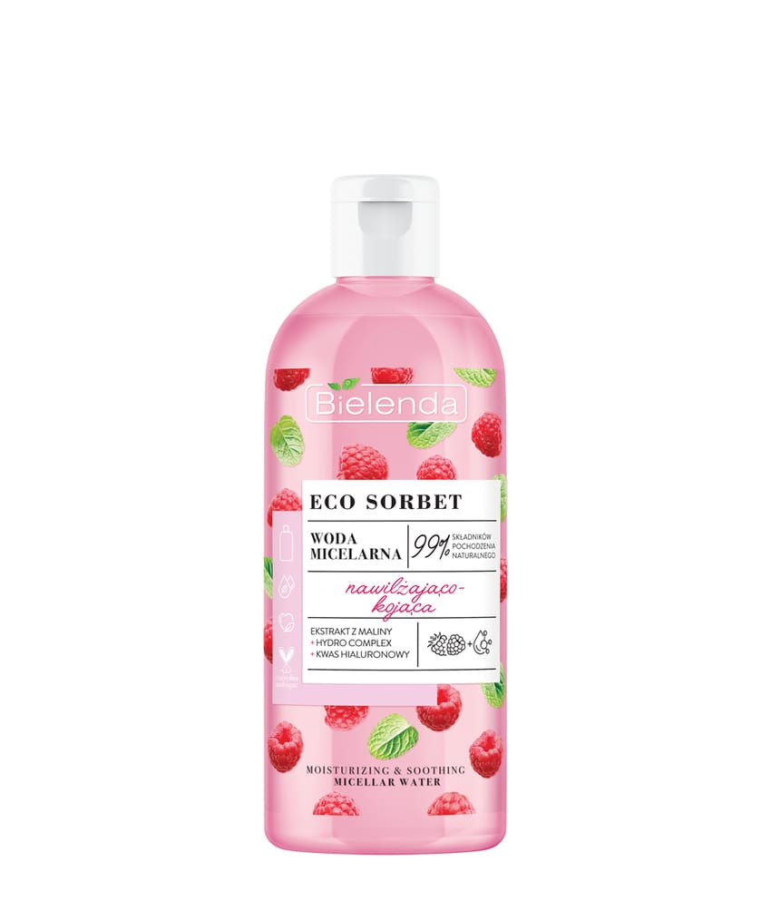 ECO SORBET Raspberry – Micellar Water 500ml – moisturizing and soothing