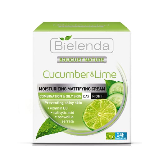 كريم مرطب بيليندا بالخيار والليمون للبشرة المختلطة والدهنية | face-cream | bielenda