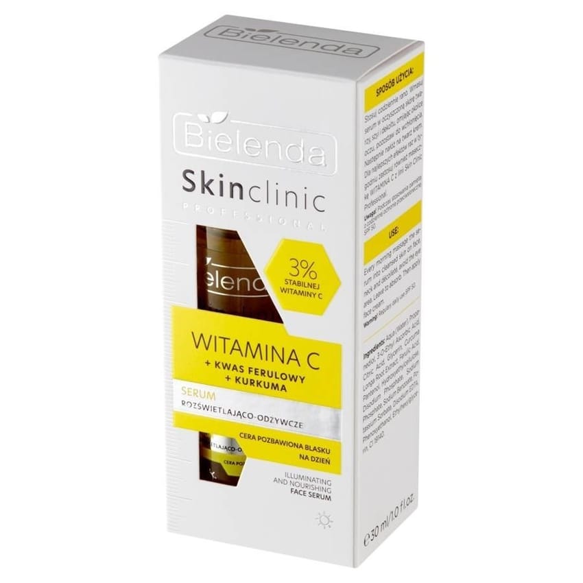 سيروم بيليندا سكين كلينيك الاحترافي لتفتيح البشرة وتغذيتها ب | skin-serum | bielenda
