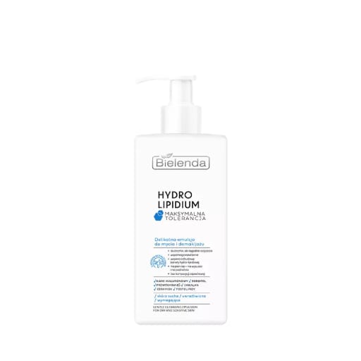Bieledna HYDRO LIPIDIUM MAXIMUM TOLERANCE Delicate emulsion for washing and removing make-up 300ml