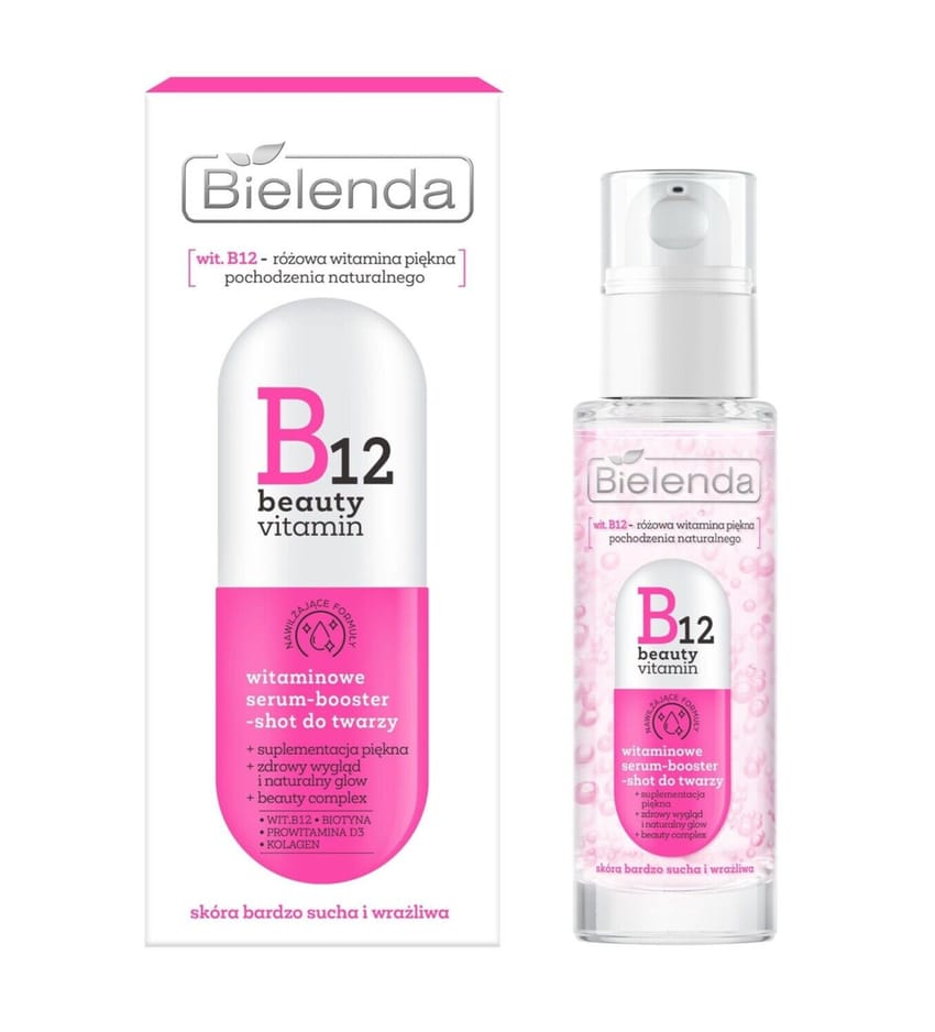 Bielenda B12 Vitamin 2-phase cream + serum 2in1 for day and night 50ml
