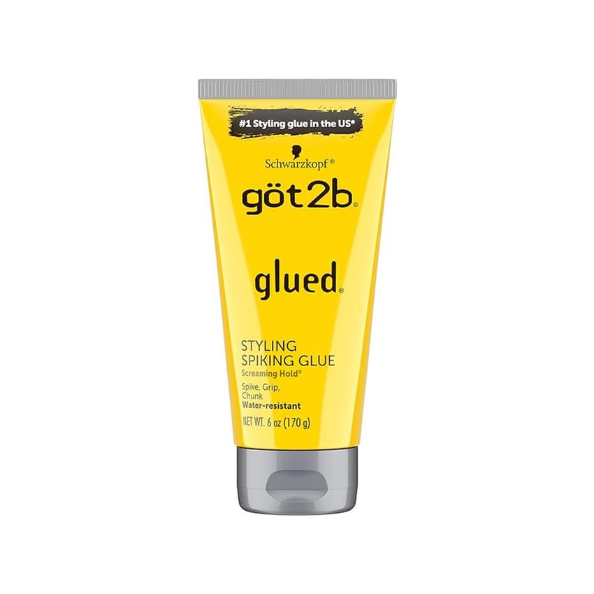 Got2B Schwarzkopf Glued Spiking Glue Hair Gel, Water Resistant, Strong Hold for Up to 72 Hours 170ml