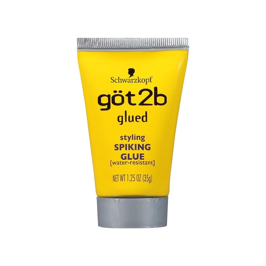Got2B Schwarzkopf Glued Spiking Glue Hair Gel, Water Resistant, Strong Hold for Up to 72 Hours 35ml