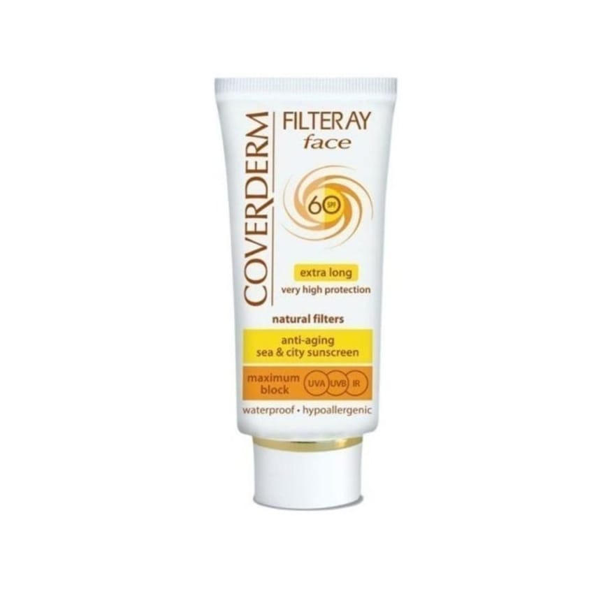كريم Coverderm Filteray Face SPF 60 لحماية فائقة طويلة الأمد | sun-care | sun-block