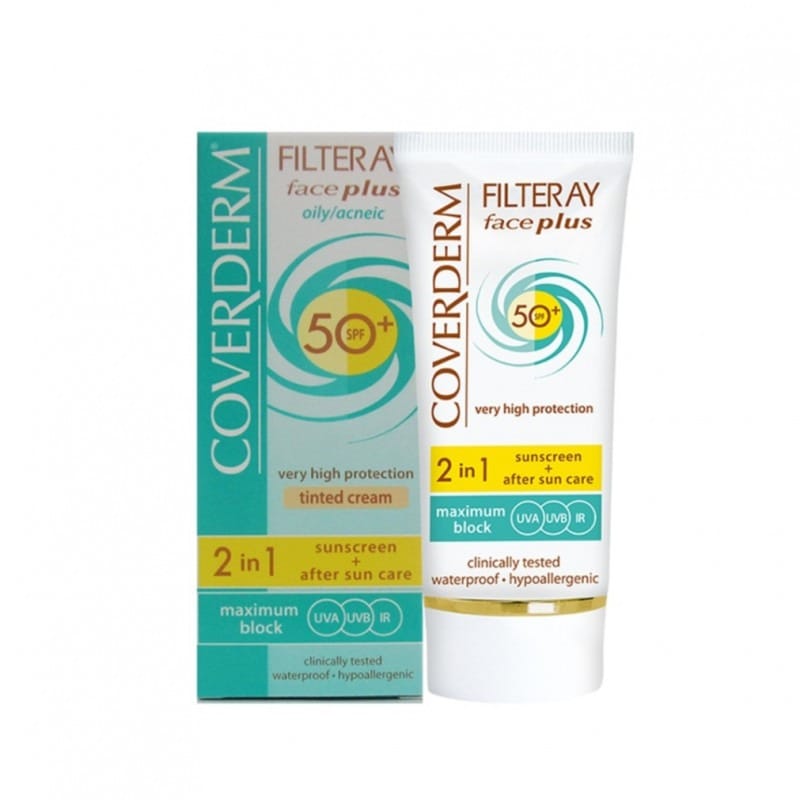 Coverderm Filteray Face Plus Oily Acneic SPF50+ Very High Pr | sun-care | sun-block | acne | skin-care