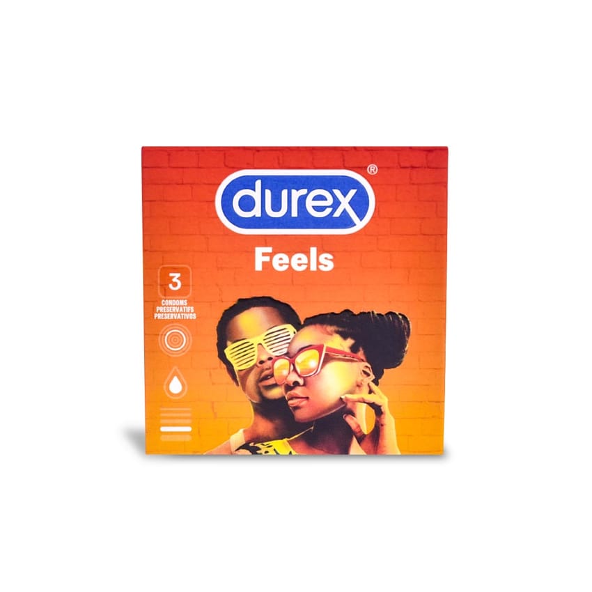 مجموعة من 3 واقيات ذكرية من Durex - Feels ديوركس كوندوم فيلز | tools | men | durex | condoms