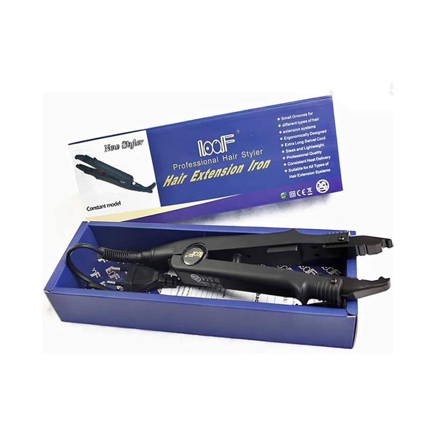 Loof Hair Extension Iron Treatments for Professional Salon Equipment Crystal Bond Hair Extension Applicator