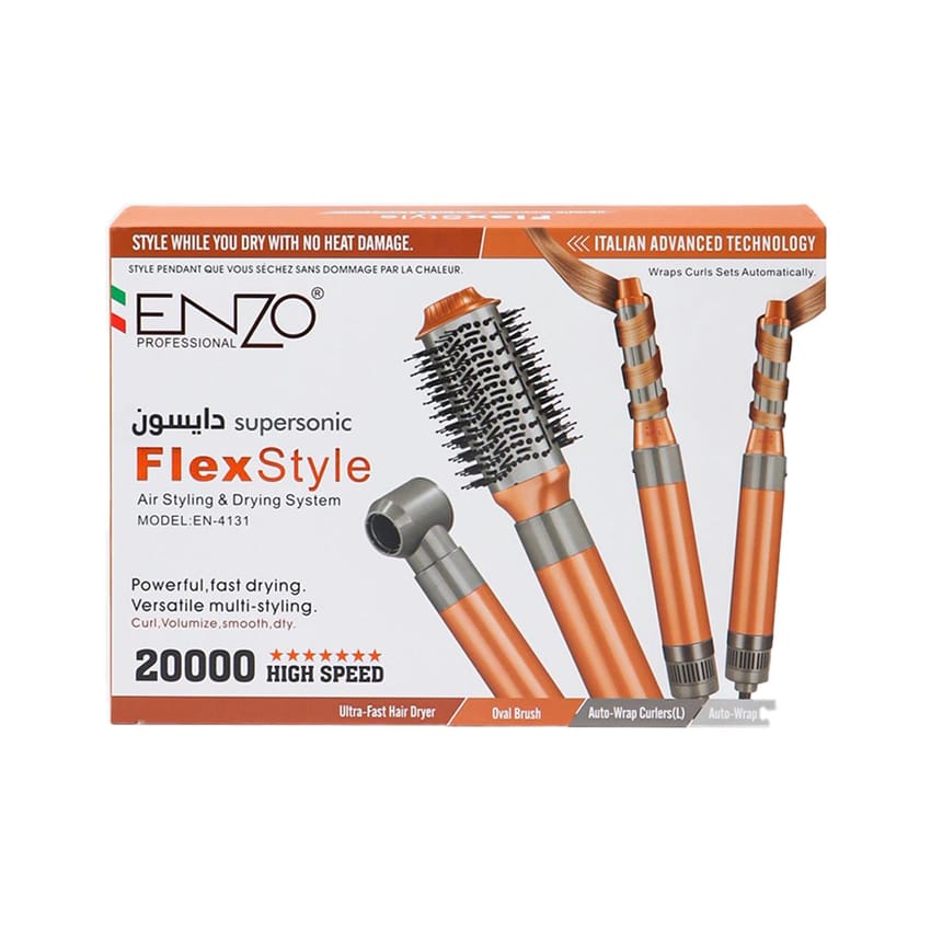Enzo Flex Style Dayson 4 in 1 Hair Dryer Curler