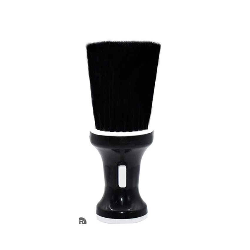 Neck Hair Brush with Hairdressing Powder Storage, Barber and Salon Brush Remove Loose Hair from Neckline and Ears After Haircut, Dust Cleaning Brush Purple product thumbnail 2