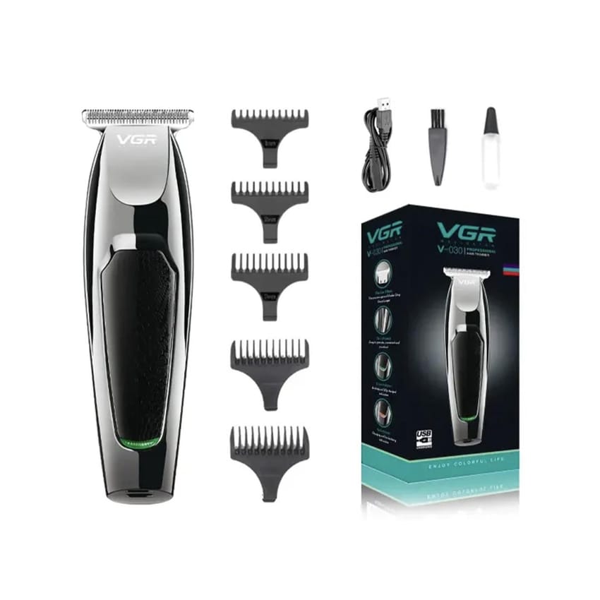 VGR Hair Clipper Trimmer Cutting Machine for Men Electric Barber Professional Barber Machines Cutter Equipment Rechargeable V-030