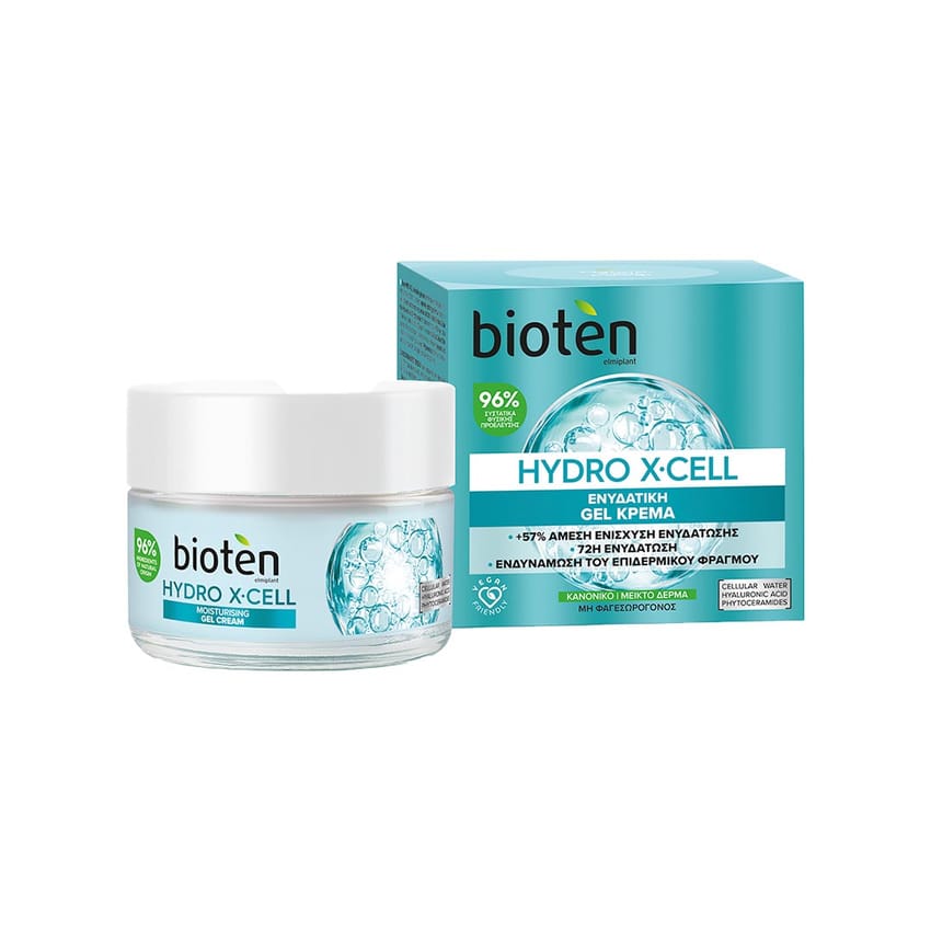 BIOTEN Hydro X-Cell Day Cream Normal/Combination Skin 50Ml | skin-treatment | face-cream | face-moisture | skin-care | bioten