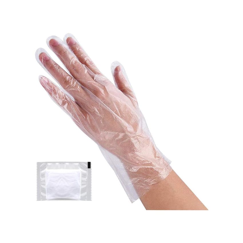 جلوفز كفوف بلاستيكية HDPE للاستخدام مرة واحدة عبوة 100 قطعة | tools | gloves