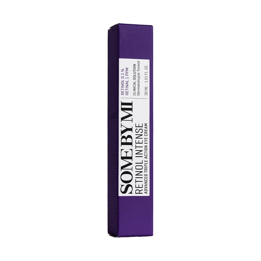 Some by Mi Retinol Intense Eye Cream, 30 Ml, Retinol 0.1, Dermatologist Tested
