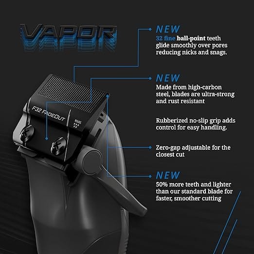 Wahl Professional 5 Star Vapor Clipper Corded and Cordless Operation F32 Adjustable Balding Blade Adaptable Speed product thumbnail 6