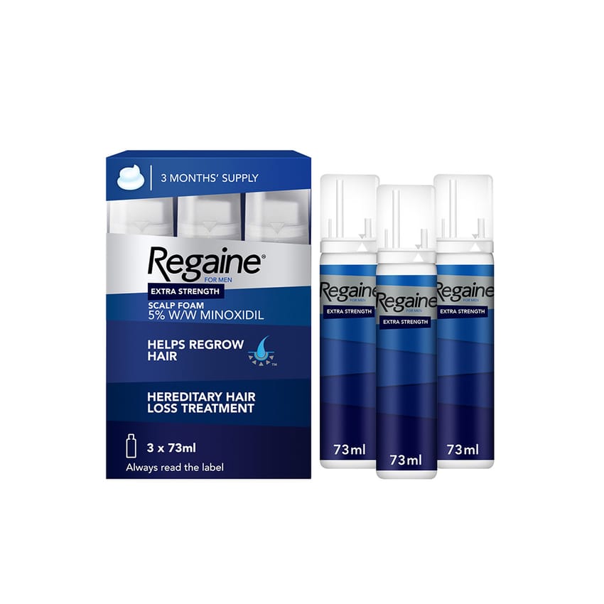 مجموعة رغوة فروة الرأس القوية للغاية من ريجين للرجال لإعادة | hair-treatment | hair-growth-density | hair-care | rogain | hair-loss