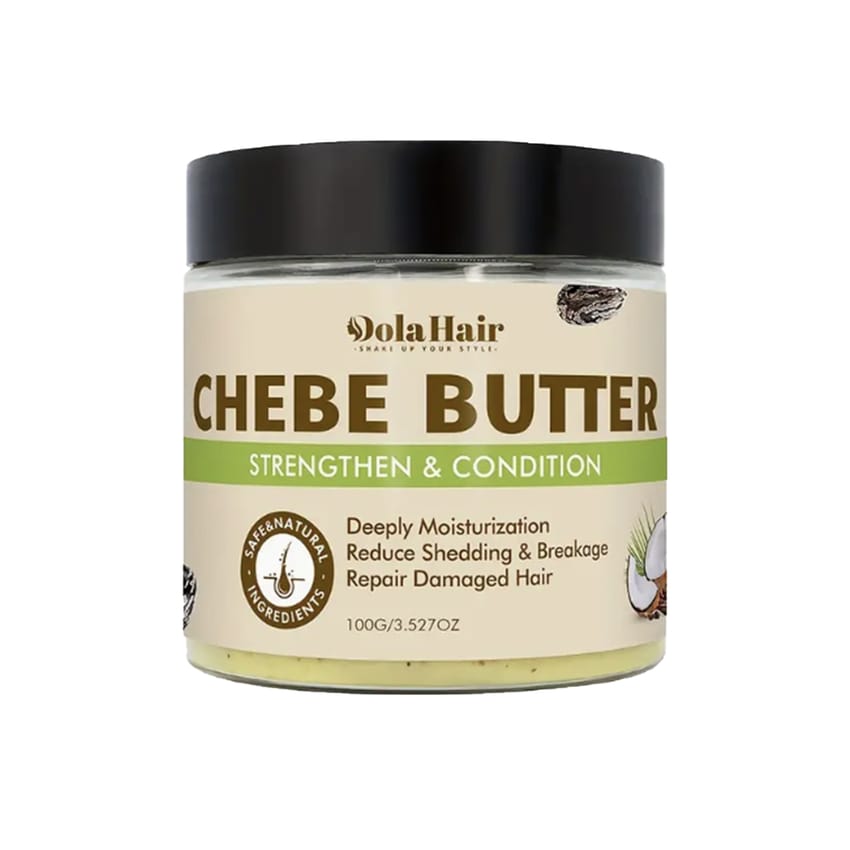 Nourishing Chebe Hair Butter with Castor Oil & Shea Butter - Moisturizing Hair Care Product for All Types, Made from Natural Chebe Powder, Chebe Hair Products 100ml