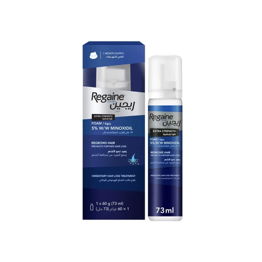 REGAINE FOR MEN EXTRA STRENGTH SCALP FOAM FOR HAIR REGROWTH 73Ml