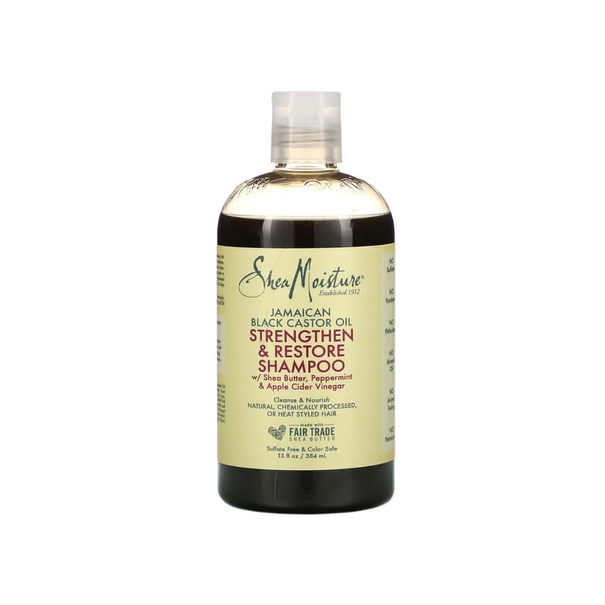 Shea Moisture Strengthen And Restore Shampoo 100% Pure Jamai | shampoo-and-conditioner | hair-treatment | sheamoisture | hair-care | shea-miracles