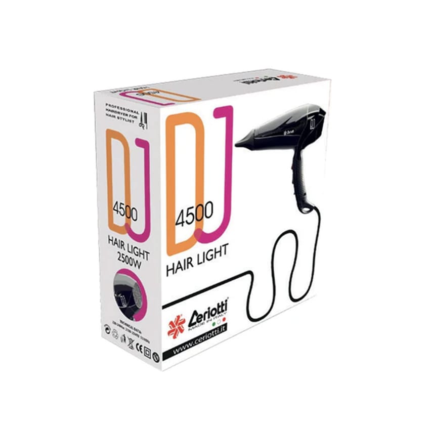 Ceriotti Dj 4500 Hair Dryer Light Dryer 4500 Italy Professional Salon