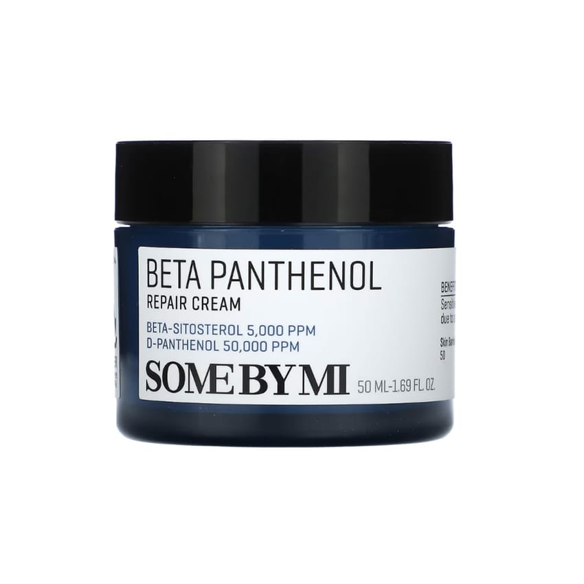 SOME BY MI Beta-Panthenol Repair Cream 50ml Hydrating Face Moisturizer with Panthenol & Redness Relief Skin Barrier Repair & Soothing Face Cream with Beta-Sitosterol