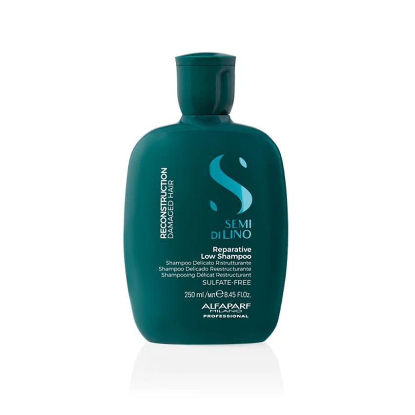 شامبو ألفابارف ميلانو سيمي دي لينو لإصلاح الشعر التالف - خال | shampoo-and-conditioner | hair-treatment | hair-care | alfaparf