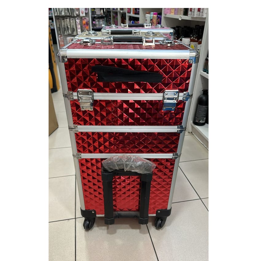 حقيبة مستحضرات تجميل كبيرة جدًا بعجلات، حقيبة تصفيف الشعر وا | tools | bag | makeup-bag | salon