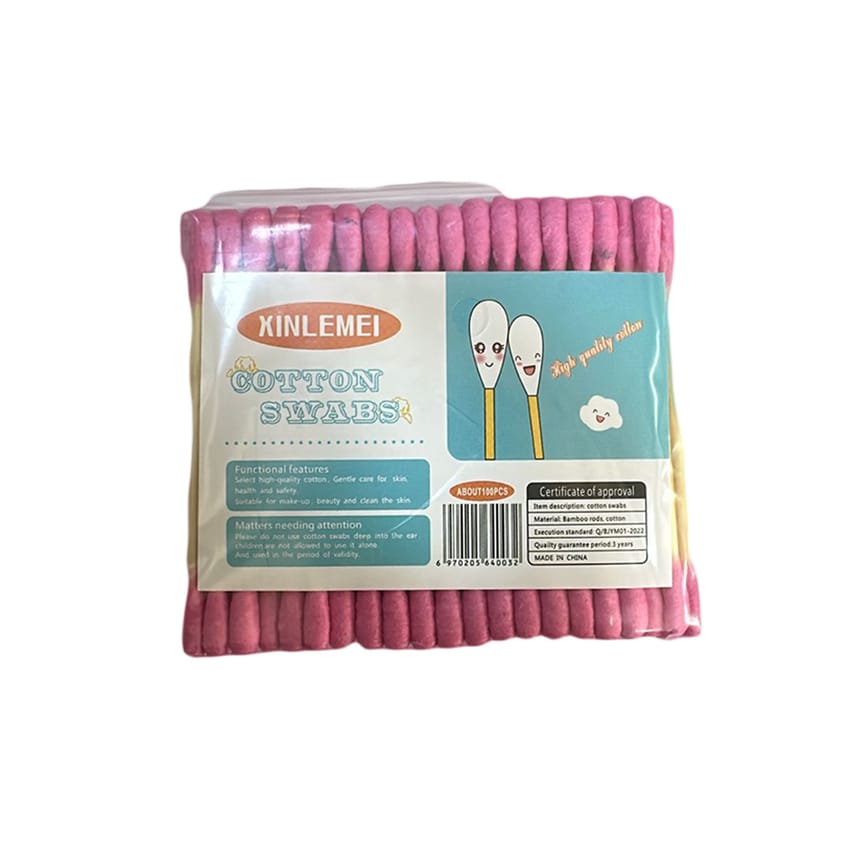 100 Pc Cotton Swab Applicator Q-tip Swabs 6" Extra Long Wood Handle