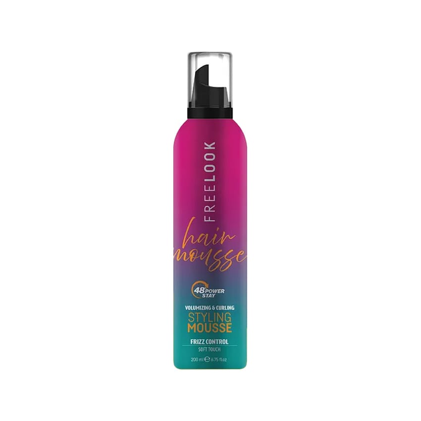 Freelook Hair Mousse 200ml 48 Hours Lasting Curls, Soft Touch, Frizz Control, Vitamin B5 Content product thumbnail 2
