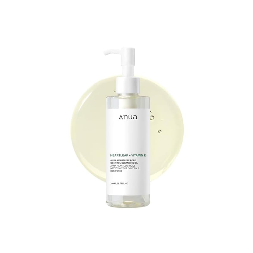 Anua Heartleaf Pore Control Cleansing Oil, Oil Cleanser for Face, Makeup Blackhead Remover, Korean Skin Care 6.76 fl oz(200ml) (original)