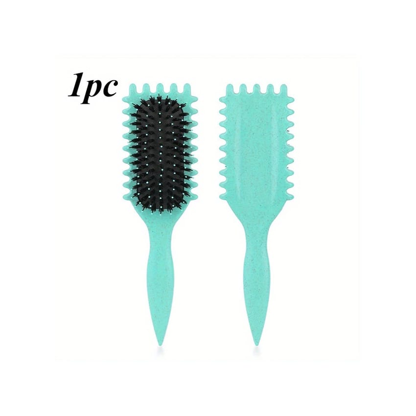 Curl Defining Brush -Styling Brushes Premium Nylon Curly Hair Brush - Perfect for Shaping and Defining Curly in Both Women and Men )