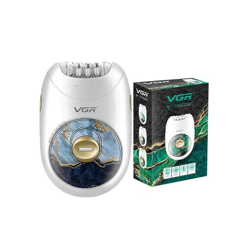 ماكينة إزالة الشعر الاحترافية VGR V-706 للنساء مع 18 ملقطًا | electronics | hair-removal-epilation | men | shavers | enzo | vgr