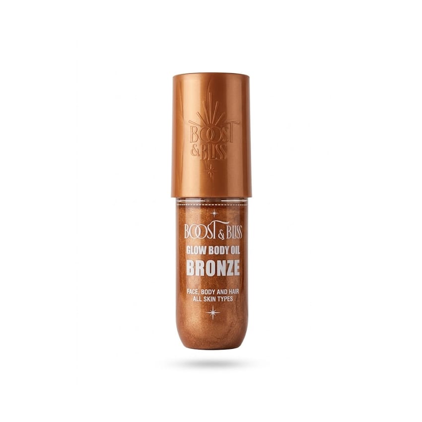Boost & Bliss Copacabana Bronze and Ipanema Sunset Skin softening dry oils with Brazilian-style shimmer 90ml product thumbnail 2