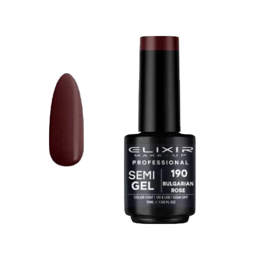Elixir Make-Up Semi Gel 190 Bulgarian Rose 15ml