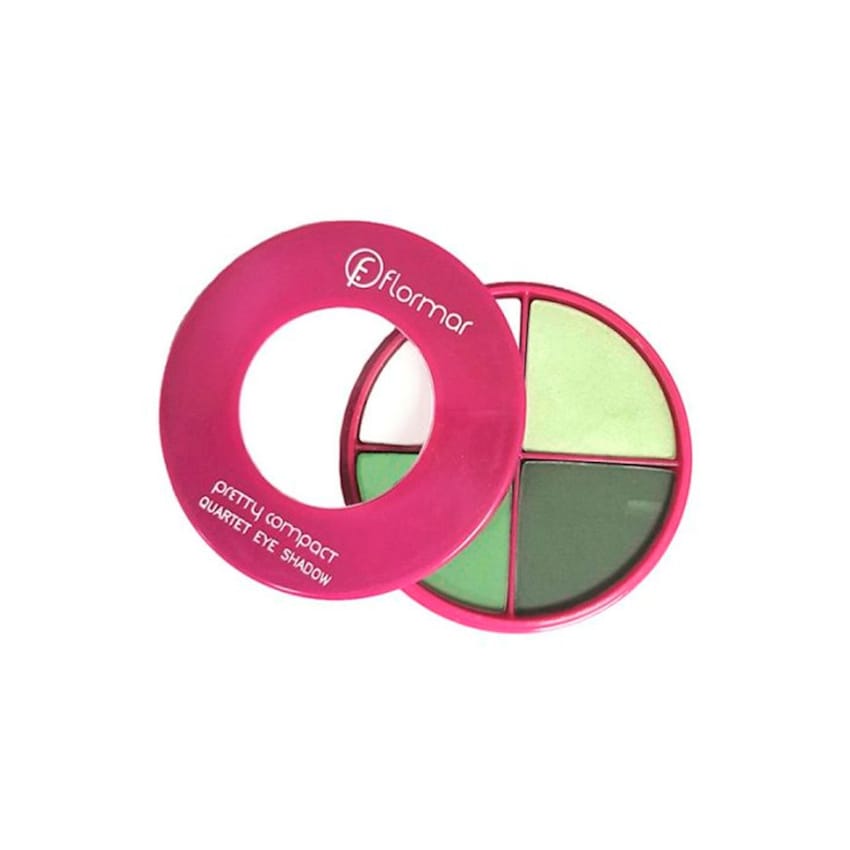 Flormar Pretty Compact Quartet Eye Shadow Green | makeup | flormar | shadow | d5%