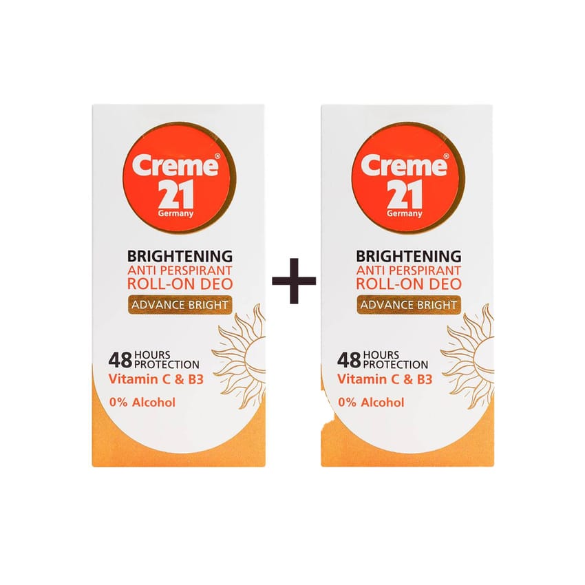 Creme 21 Brightening Anti-Perspirant Roll-On Deo – Lumi Fresh Pack Of 2