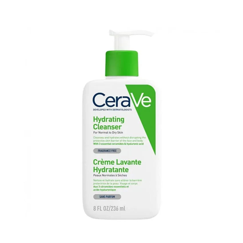 منظف الوجه المرطب من سيرافي، للبشرة العادية إلى الجافة، 236 | skin-treatment | face-wash | skin-care | cerave | derma-skin | derma-skin-brands | d5%