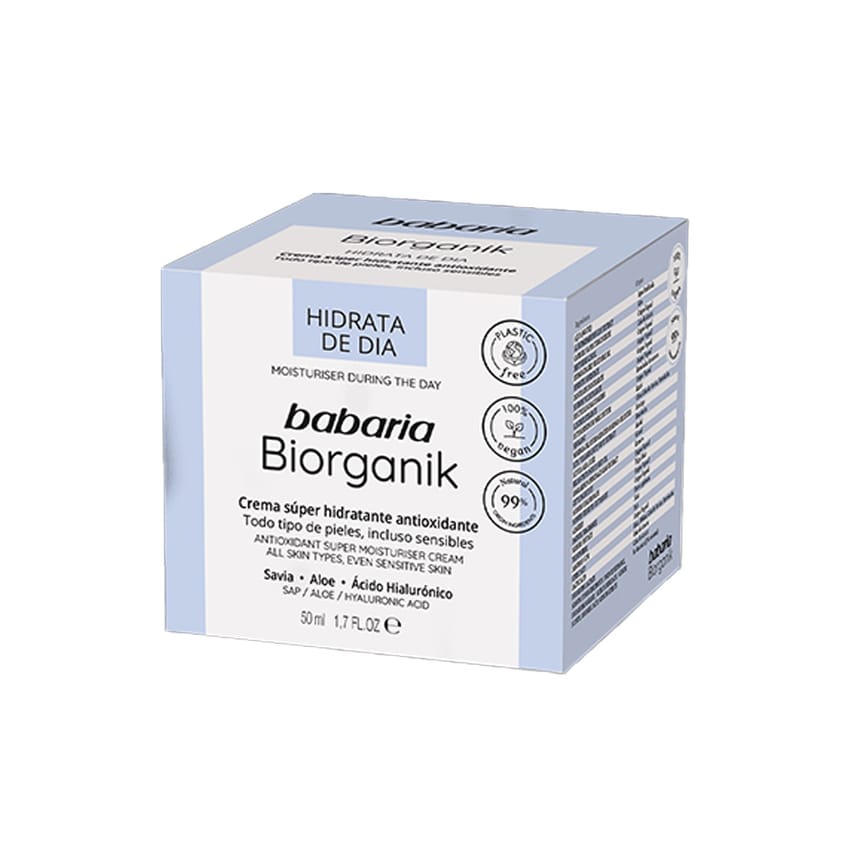 Babaria Bio Day Face Cream Biorganik Bio Crema Moisturiser D | skin-treatment | face-cream | skin-serum | skin-care | babaria | d5%