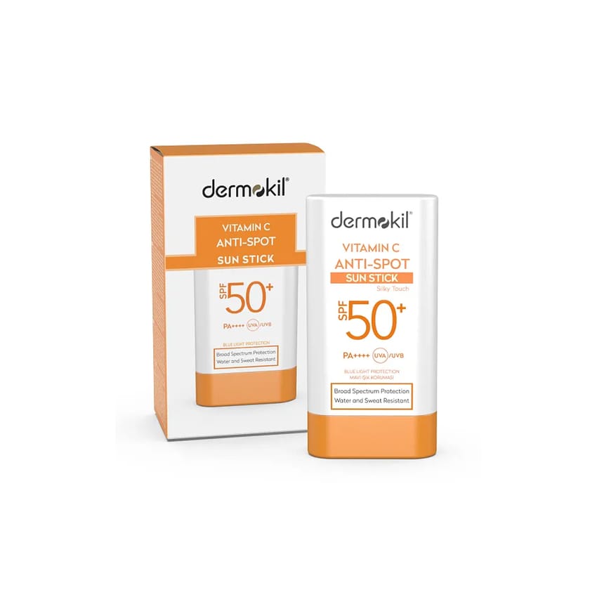 ستيک الشمس ديرموكيل المضاد للبقع بفيتامين سي بمعامل حماية+ 5 | sun-care | sun-block | d5% | dermokil