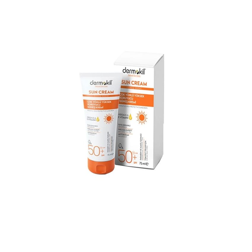 كريم الشمس ديرموكيل 50 – كريم واقٍ شمسي متعدد الاستخدامات بع | sun-care | sun-block | skin-care | d5% | sun-in