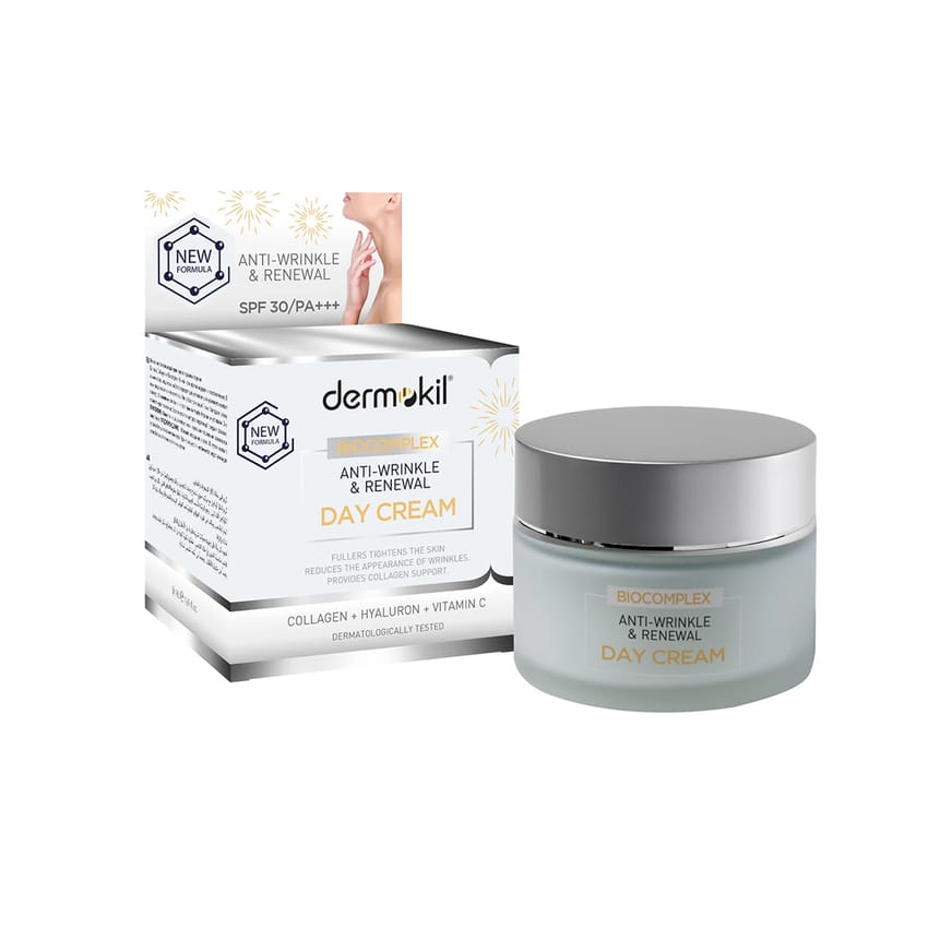 كريم النهار المضاد للتجاعيد من ديرموكيل – 50 م | skin-treatment | face-cream | face-moisture | skin-care | d5%