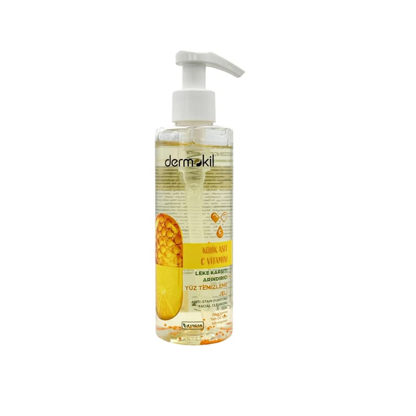 جل تنظيف الوجه المنقي المضاد للبقع من ديرموكيل – 150 مل | face-wash | skin-care | cleansing | d5% | dermokil
