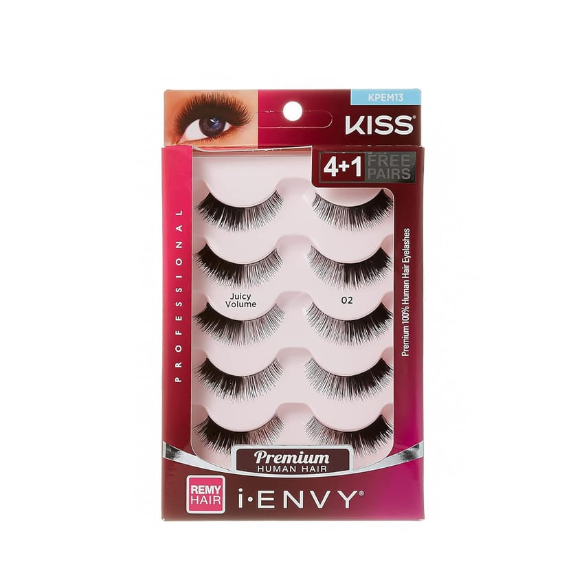 KISS ENVY Multi Pack Eyelashes Juicy Volume 02 KPEM13 | eyelashes | kiss | d5%