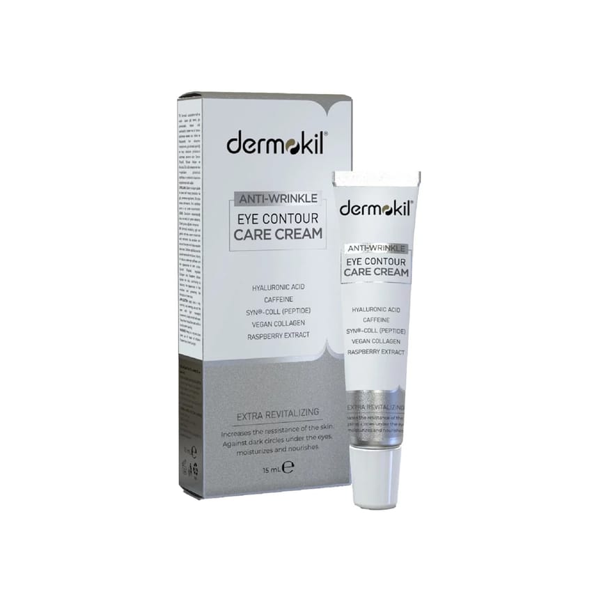 كريم العناية بمنطقة تحت العين من ديرموكيل – مقاوم للتجاعيد | eye-cream | skin-care | d5% | dermokil | anti-wrinkle