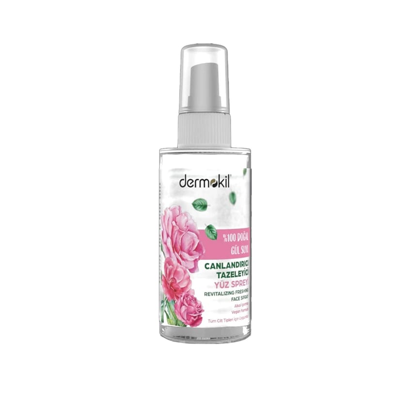 بخاخ الوجه المنعش والمرطب من ديرموكيل – 50 مل | skin-care | d5% | dermokil | face-care | rose-water