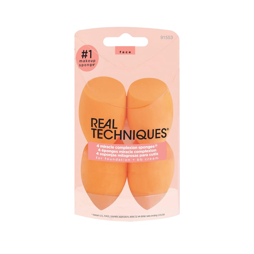Real Techniques 91553 Miracle Complexion Sponges - Set of 4