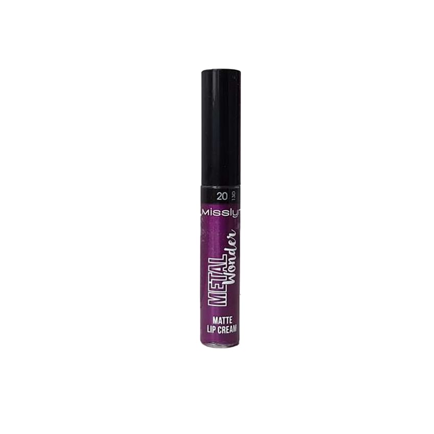 Misslyn Metal Wonder Matte Lip Cream 20 Dark Fairy – 5 mL | lip-care | makeup | misslyn