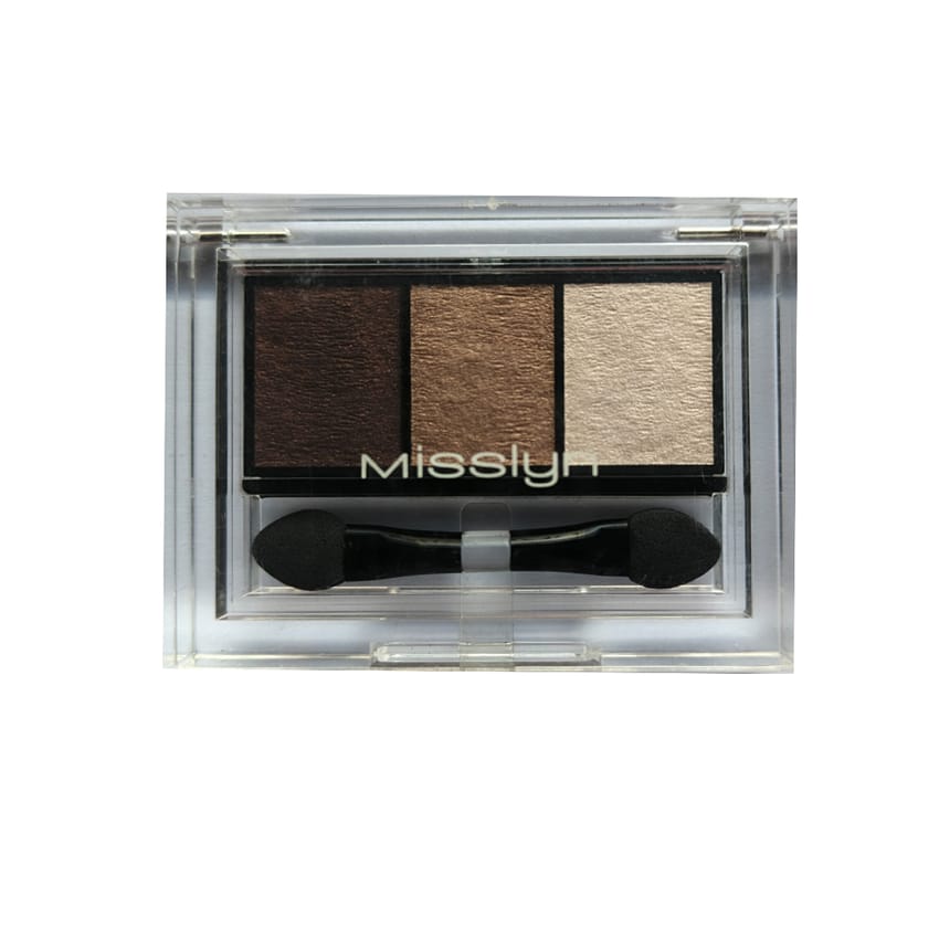 Misslyn High Shine Trio Eyeshadow 4.5g – Woodstock | makeup | misslyn | eyeshadow